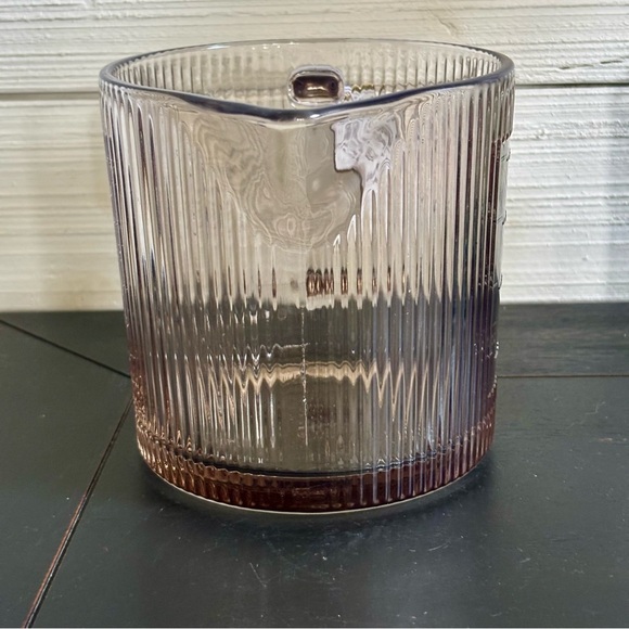 CWC Cook With Color Glass Measuring Cup 33oz ~ 4 Cups Brown Ribbed NEW - Picture 3 of 11